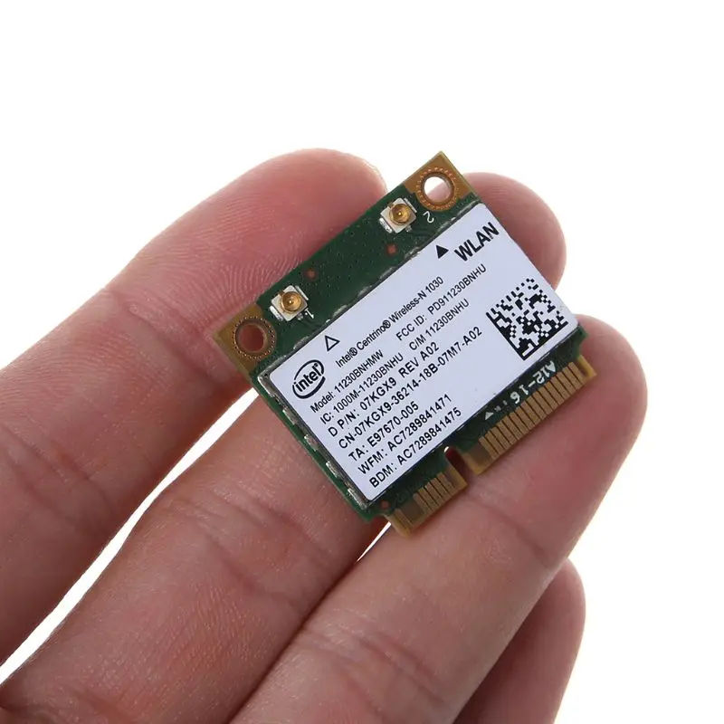 

Для Intel 1030 11230BNHMW Беспроводная половинная мини PCI-E карта Wi-Fi WLAN Bluetooth-совместимая внутренняя карта 802.11b/G/N QXNF