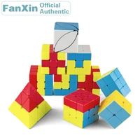 fanxin enlightenment 3x3x3 magic cube unicornchipsred hat speed puzzle kindergarten elementary education toys for children