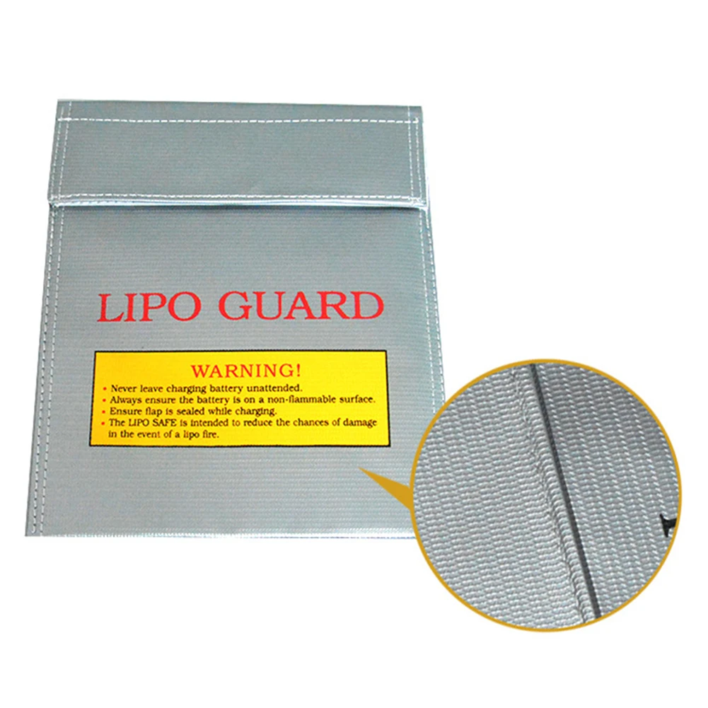 

Fireproof RC LiPo Li-Po Battery Waterproof Safety Guard Safe Bag Charging Sack Explosion Proof 18x23cm Battery Safety Guard