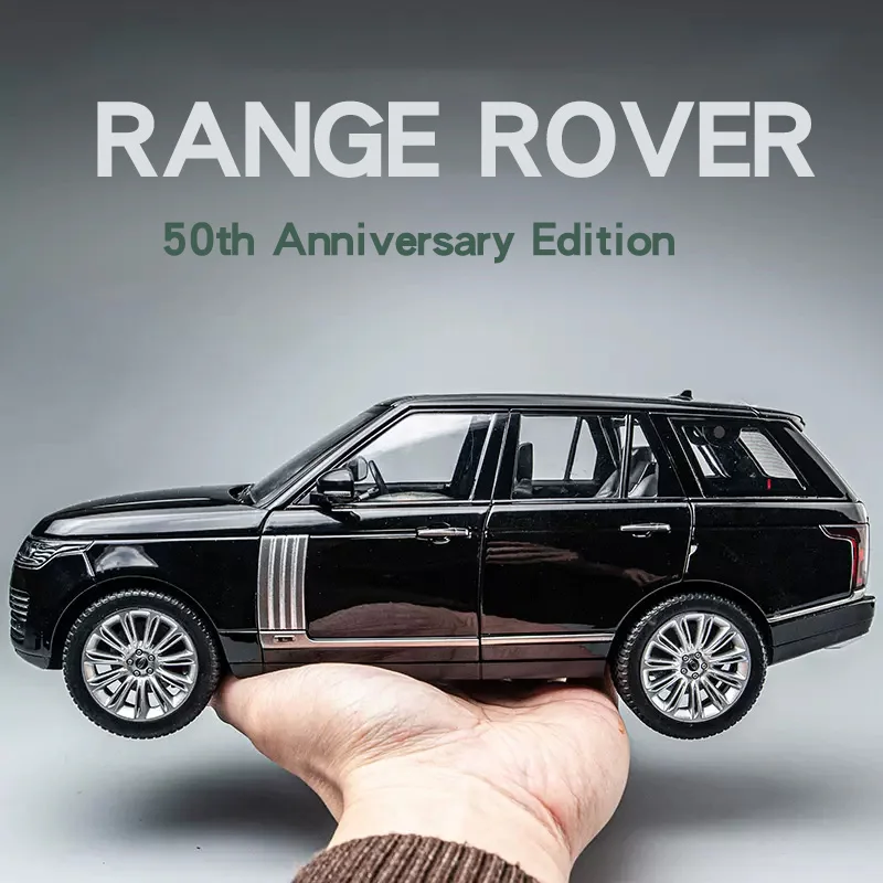 Большая модель внедорожника Land Rover 1:18 внедорожник Range из сплава Коллекционная для