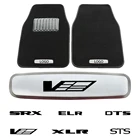 Автомобильные коврики с эмблемами для Cadillac ATS CT4 CT5 CT6 CTS V DTS ELR SRX STS XLR XT4 XT5 XT6 XTS, автомобильные коврики, металлические наклейки с эмблемой