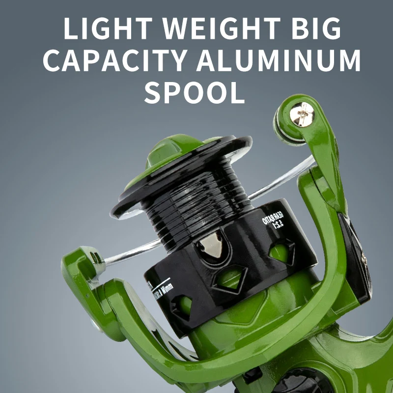Универсальная Рыболовная Катушка Серии 1000-7000 Спиннинг Литье Из Глинозема
