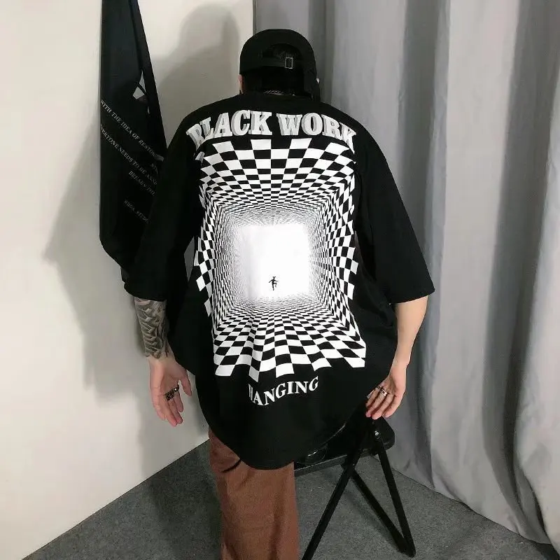 

Hara Juku Art Oversize Mens T-shirt Summer Cool Unisex Hip Hop Funny Printed Tshirt Casual T Shirt Streetwear Tops
