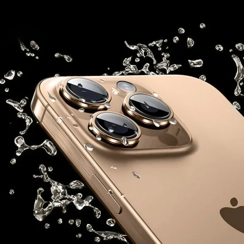 Металлическая защита объектива для IPhone 16 Pro Max 15 Pro с локатором объектива, простая установка для IPhone 15 16 Pro Max, крышка объектива камеры (art.: 3920cc28110ef) - 3920cc28110ef