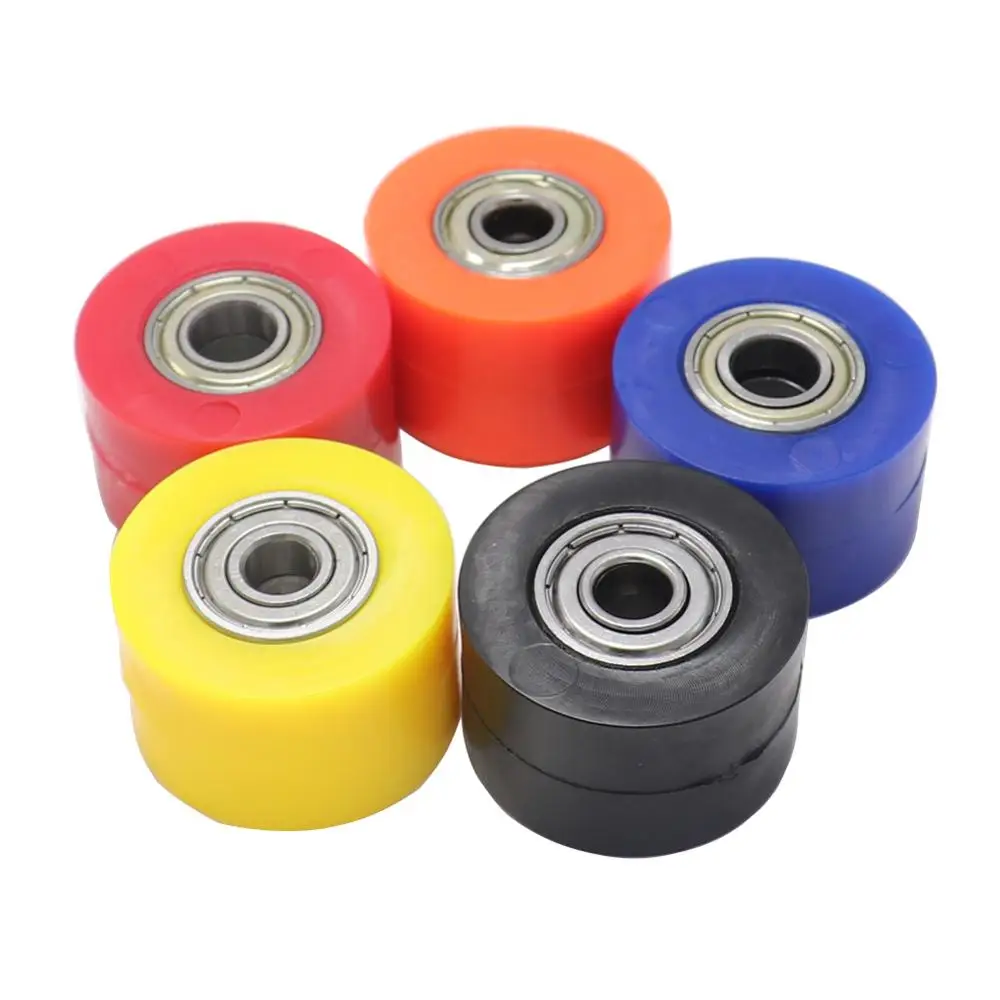 

Motorcycle Drive Chain 8mm 10mm Roller Slider Tensioner Wheel Guide For Pit Dirt Street Motorcycle Bike CRF YZF EXC RMZ KLX