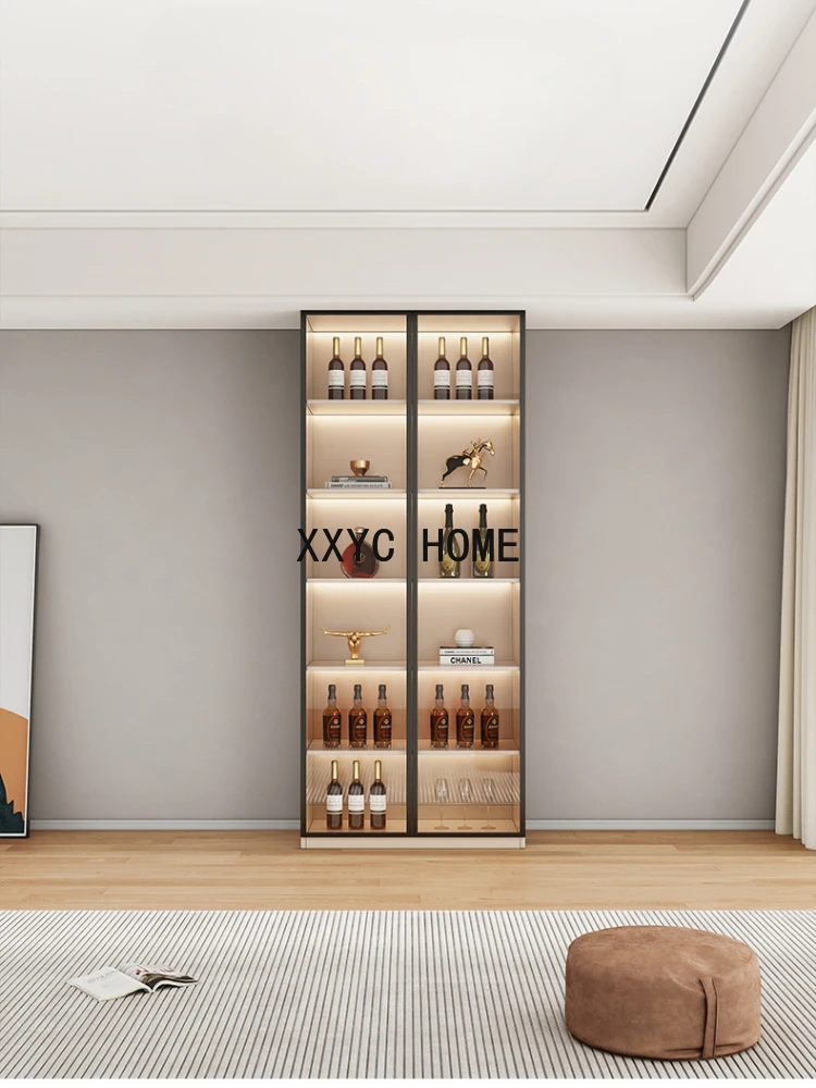 Деревянный винный шкаф для гостиной бара книжный вина шкафчик геймеров мебель LVWC