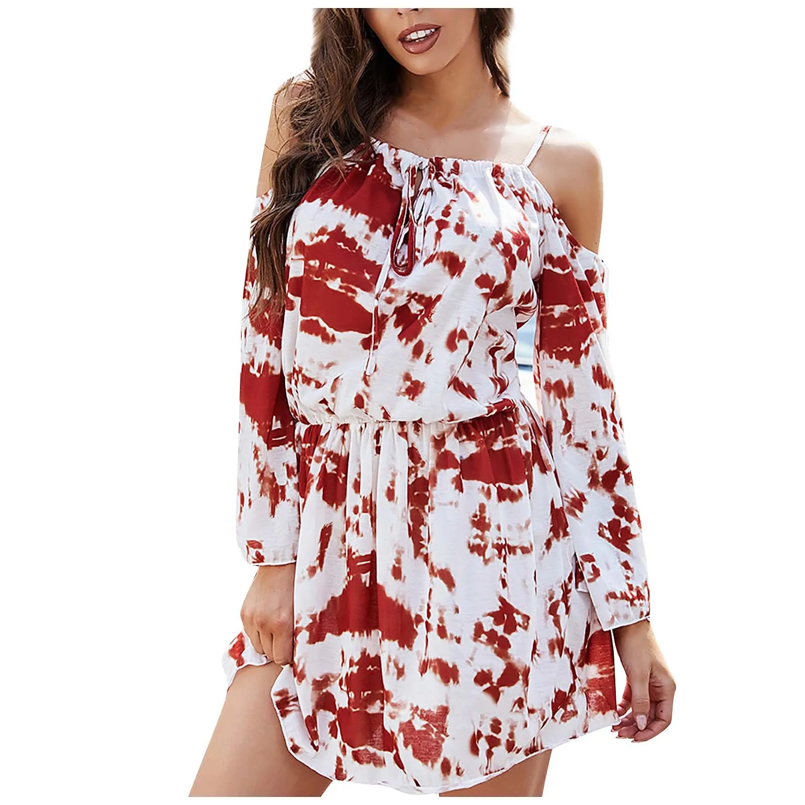 

Женское мини-платье на шею, праздничное Повседневное платье, женское платье на новый год