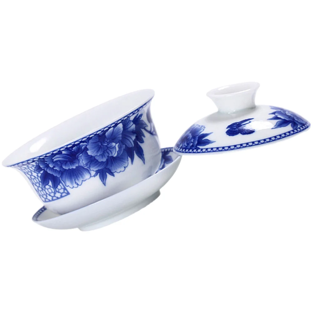 

Cup Tea Bowl Porcelain Japanese Asian Espresso Coffee Chawan Matcha Mug Vintage Ceramic Pottery Chinese Kungfu Set Whiteblue