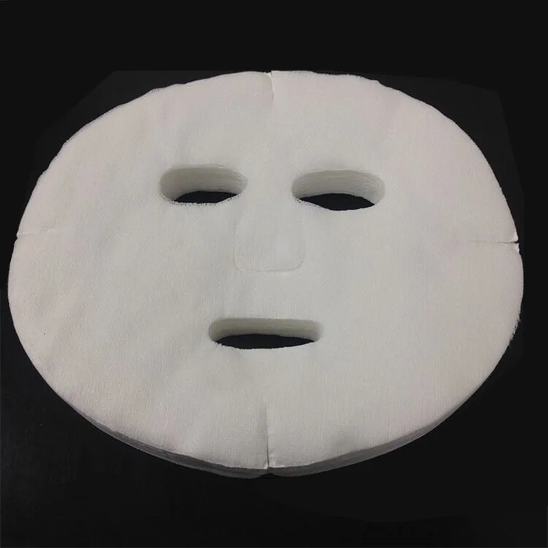 

100pcs/lot Disposable Face Mask DIY Soft Non-toxic Pure Facemask Sheet Beauty Tools Breathable Cotton Face Mask Sheet Paper