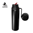 Термос Gaucho Yerba Mate 1 шт.лот, термос из нержавеющей стали, 1000 мл, чайная посуда с двойными стенками, удобная для путешествий