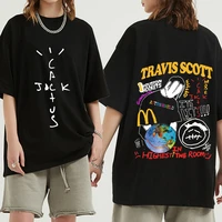 travis scott cactus jack astroworld wish you were here tour hip hop t shirts quality cotton t shirt short sleeves tshirt tops