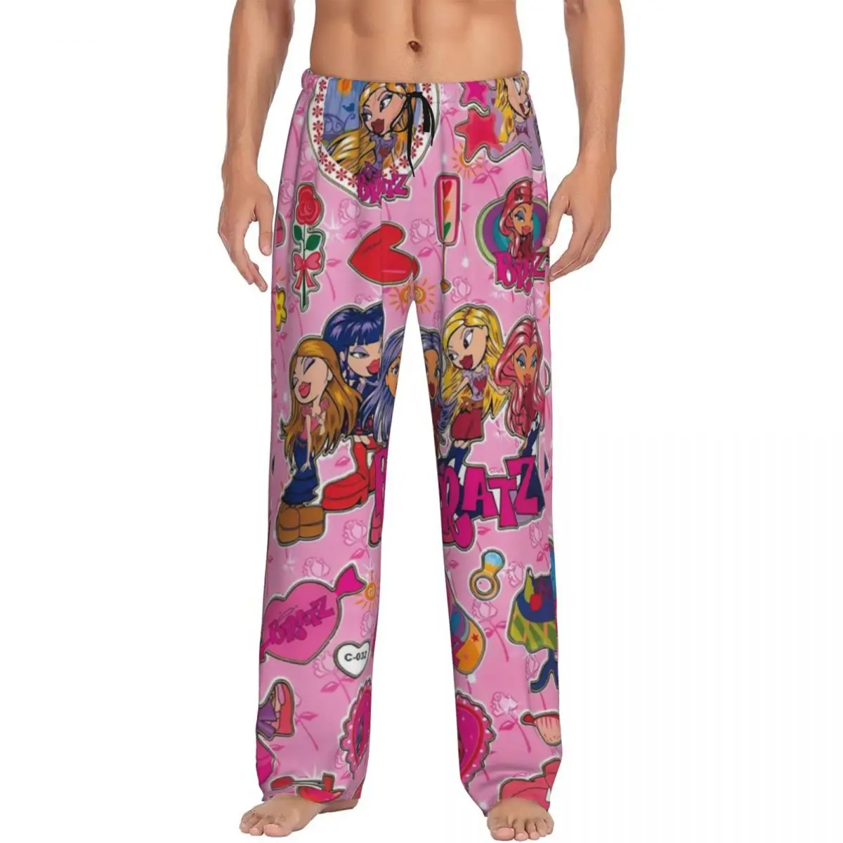 Штаны мужские с принтом на заказ пижама коллажем рок Angelz кукла фильмы животными