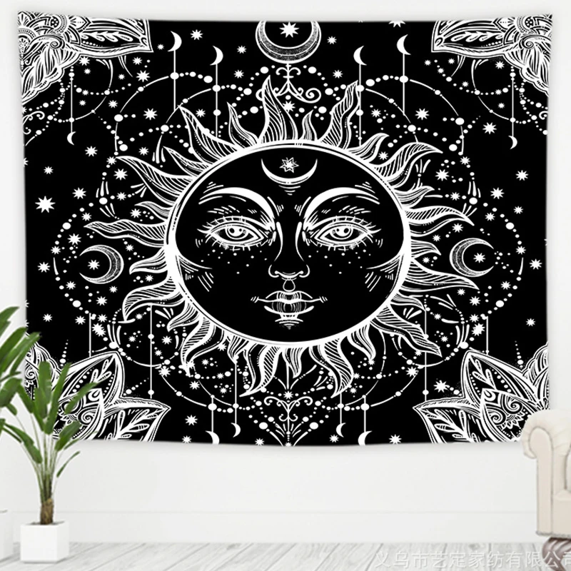 Ashou Witchcraft Tapestry Supplies Wall Hanging Tapestry Room Home Boho Decor Wall Blanket Decor Bohemia Decoration Psychedelic psychedelic tree wall blanket home decor tapestry