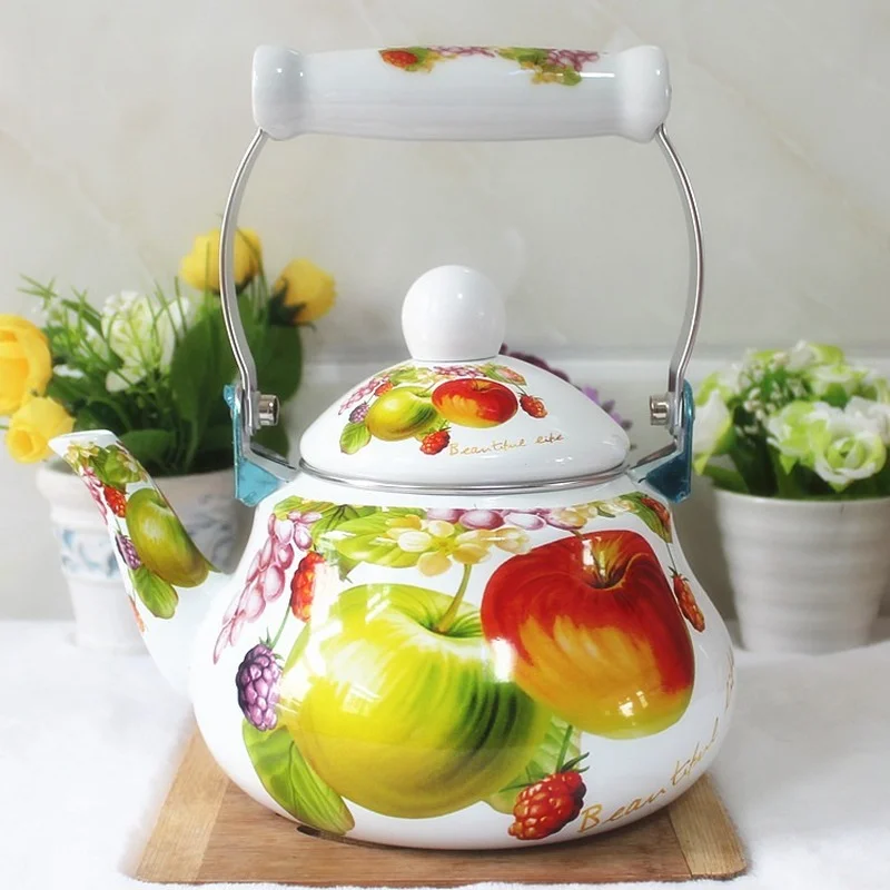 

Цветочный горшок л, гладкий чайник, используемый на электромагнитной плите/газовом диапазоне/электронной трубке, домашние кухонные инстру...