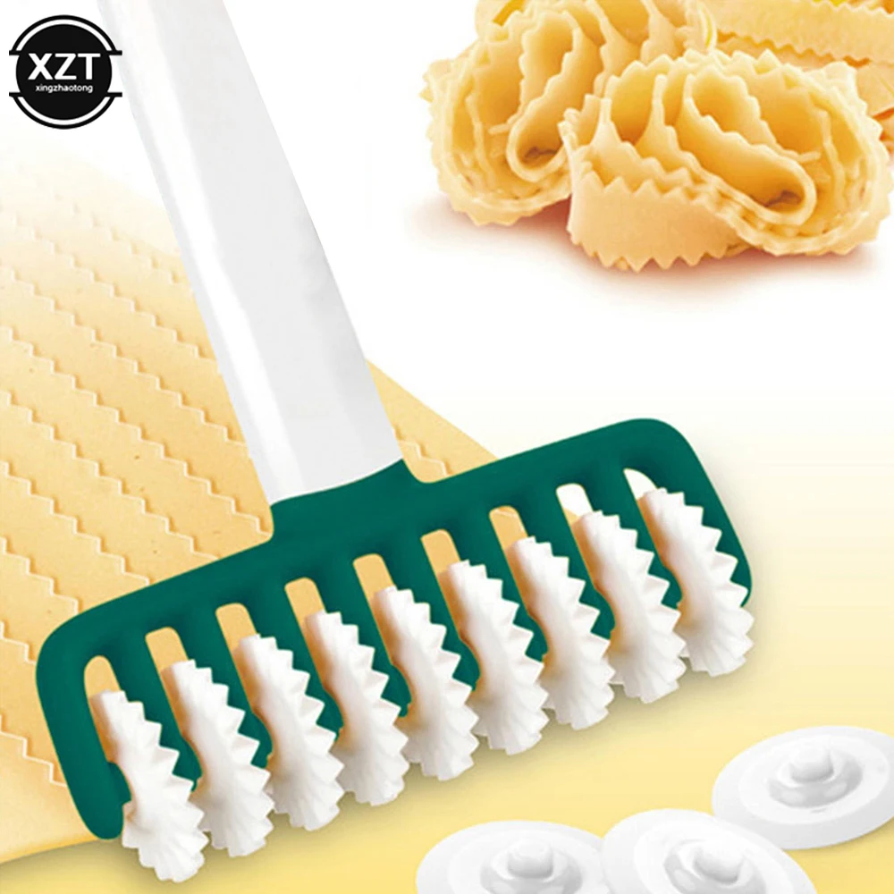 

Multi Function Roller Noodles Cutter Pizza Pastry Lattice Spaghetti Cutter Pasta Instant Noodle Tool