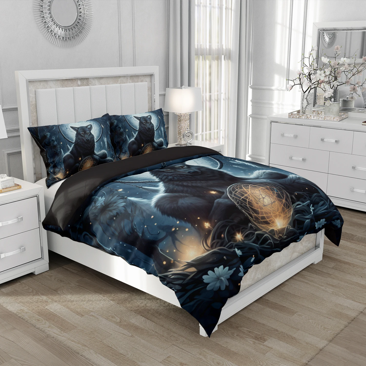 Богемный комплект пододеяльников 3D Ловец снов комплекты постельного белья