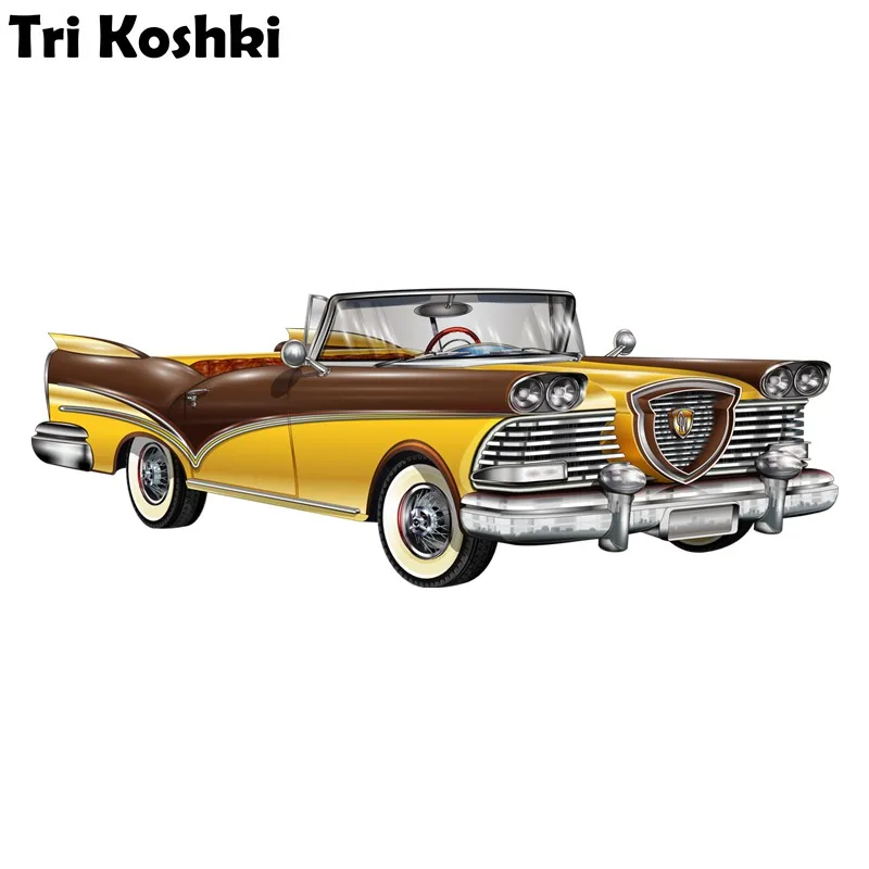 

Tri Koshki KCS486 старинная фотонаклейка для автомобиля, аксессуары для мотоцикла, наклейка на автомобиль, бампер, ноутбук