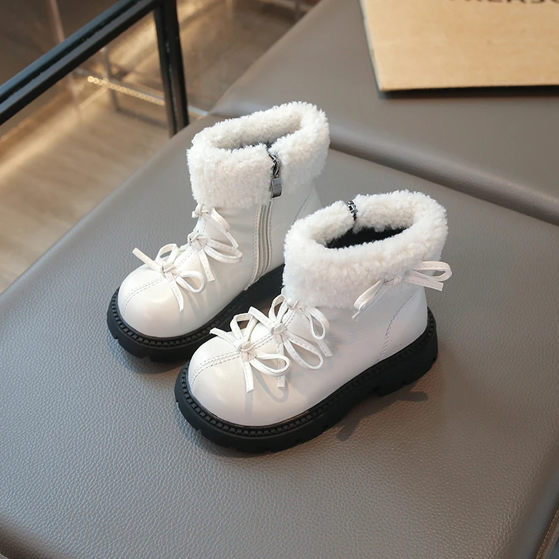 Ботинки для девочек из искусственной кожи