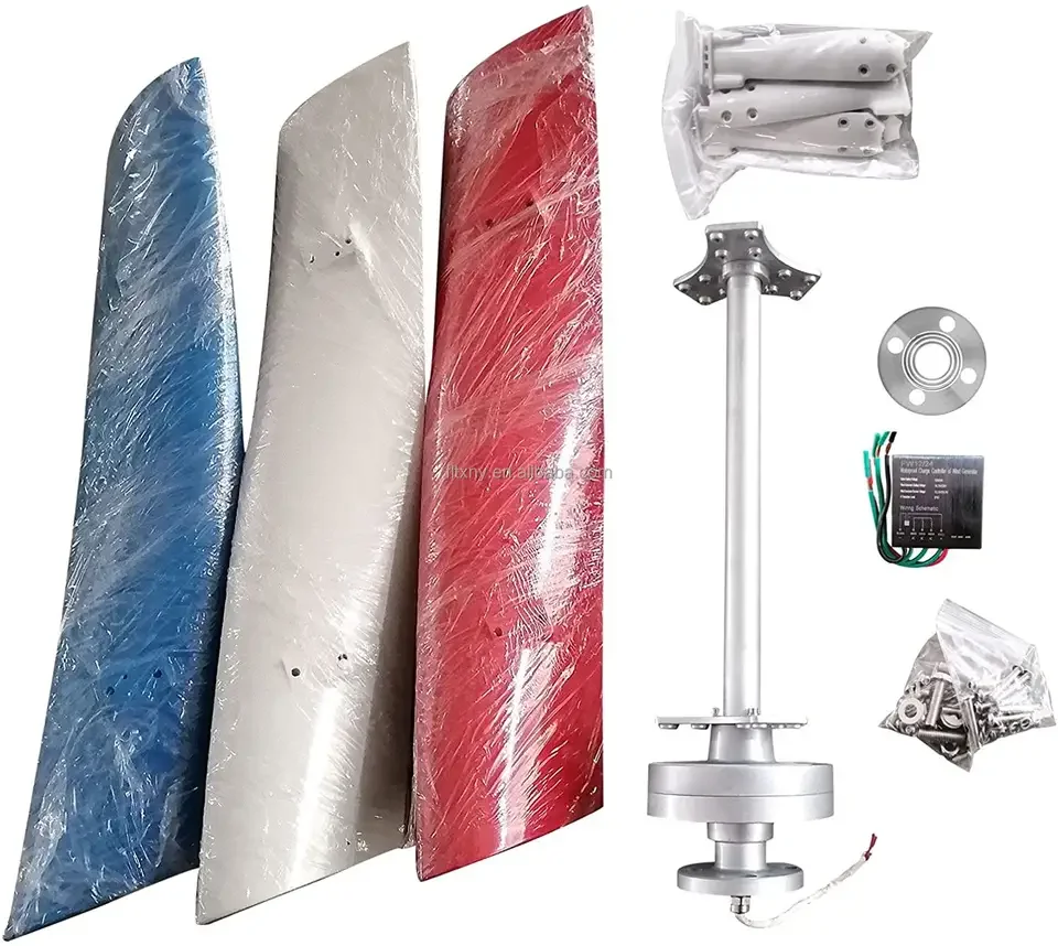 Вертикальный ветрогенератор Vawt для домашнего использования 1 кВт 1000 Вт 24 В склад