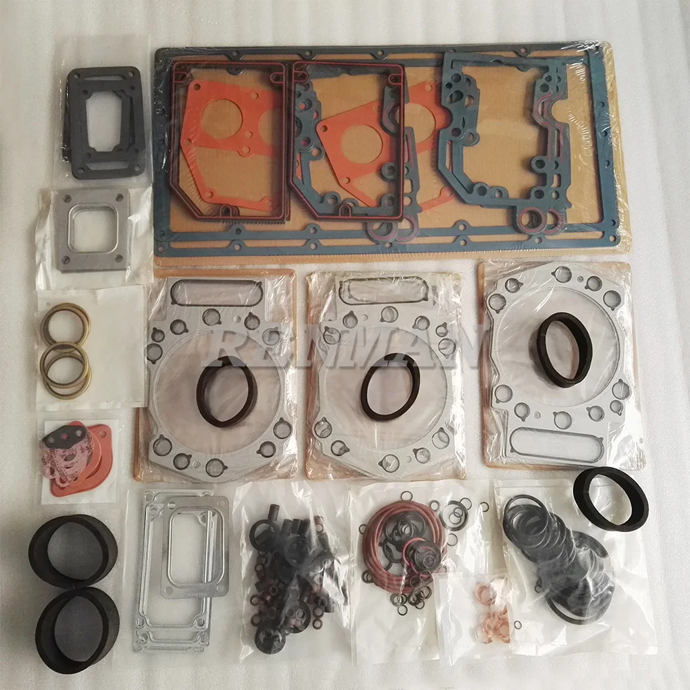 

Cummins K19 rebuild kit KTA19 engine Lower Upper Gasket kit 3800730 3804298 3803600 3801720 3006132 4352580 AR-12236