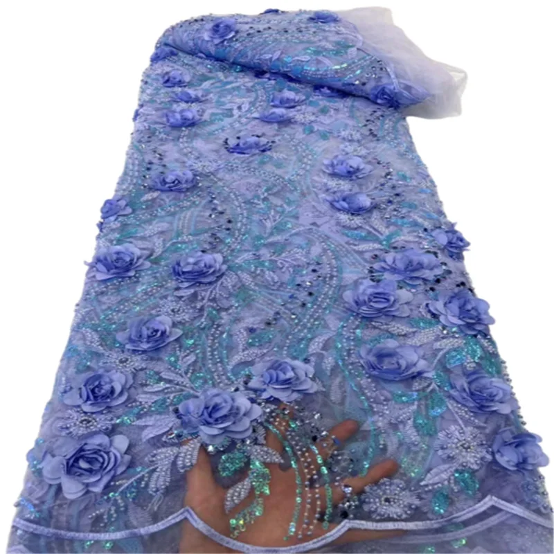 Африканская Цветочная кружевная ткань 2022 высококачественный гипюровый шнур