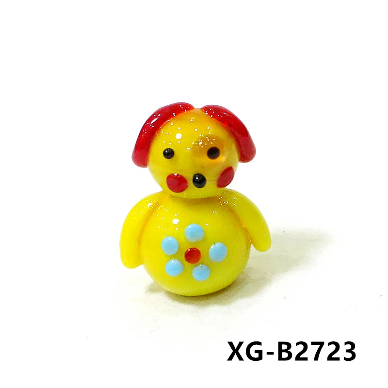  Симпатичная японская миниатюрная стеклянная собачка статуэтка Каваи животные