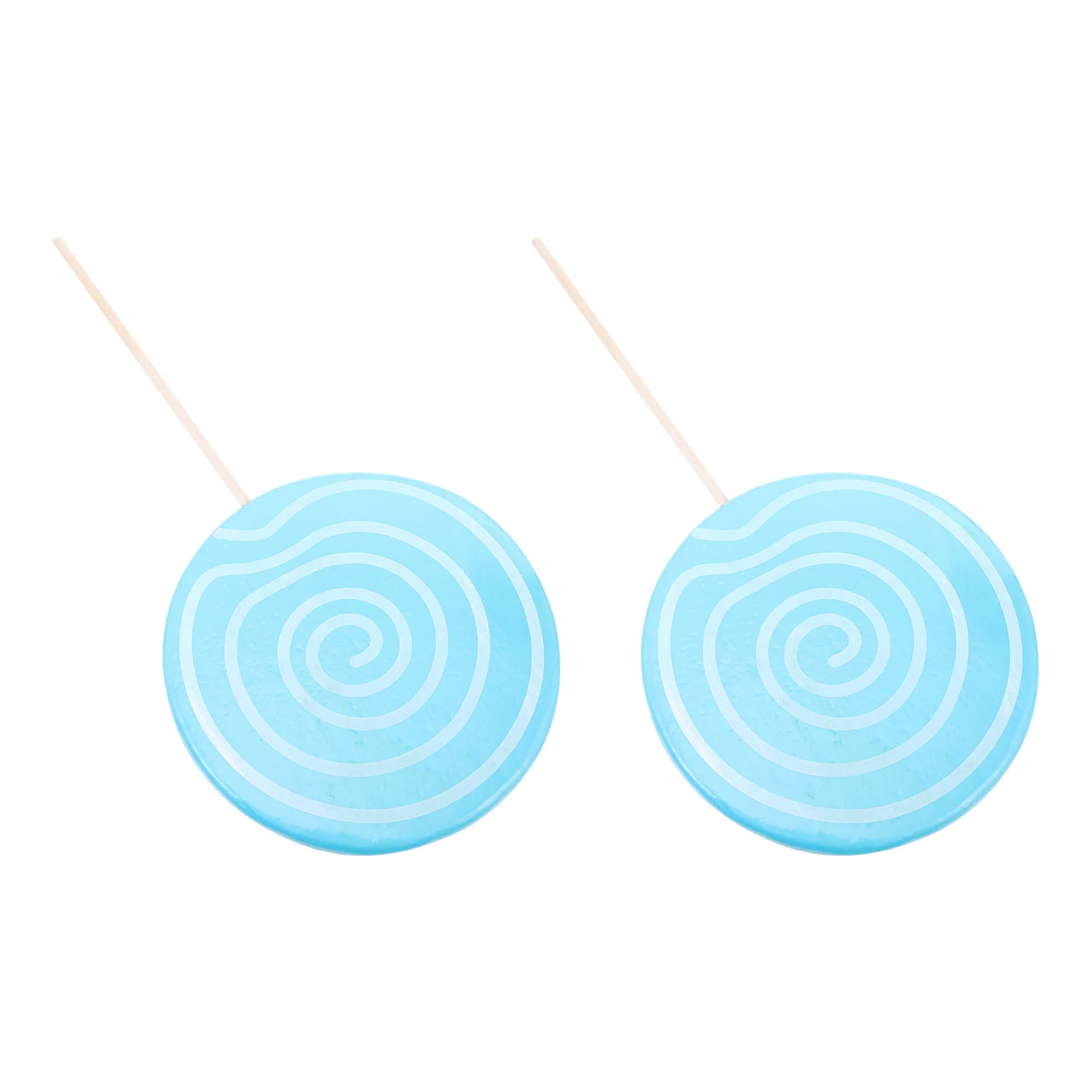 

2 Pcs Lollipop Props Simulation Food Photo Adornment Organic Baby Toys Scene Gifts Crafts Decorative