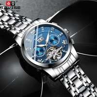 luxury mechanical watch men automatic tourbillon mens watches waterproof relogio masculino stainless steel luminous sport watch