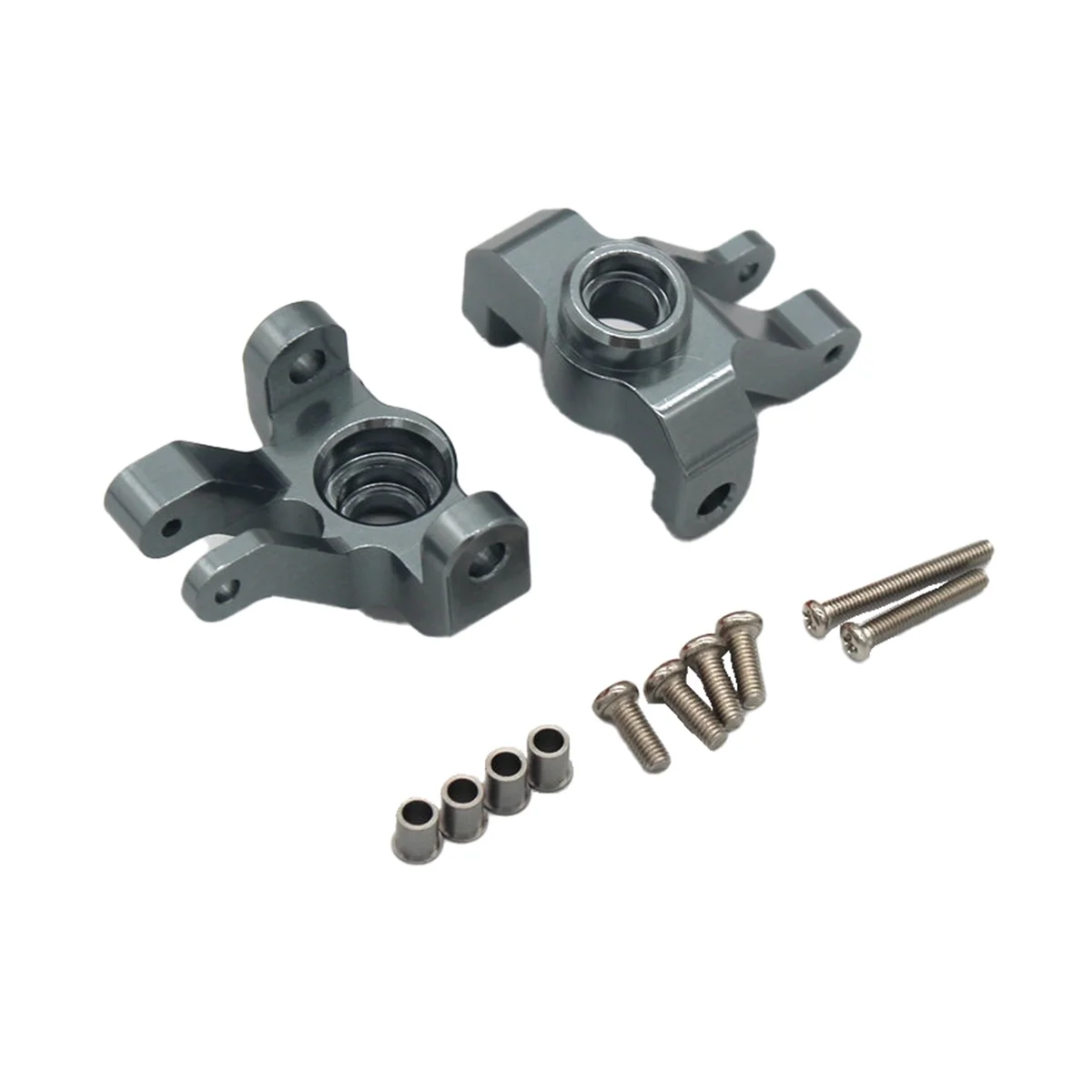 

Metal Knuckle Steering Cup for 1/12 MN128 MN86S G500 Crawler Off Road Truck, Gray