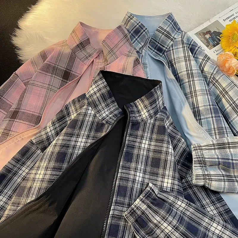 Новинка демисезонная двухсторонняя мужская куртка с воротником повседневная