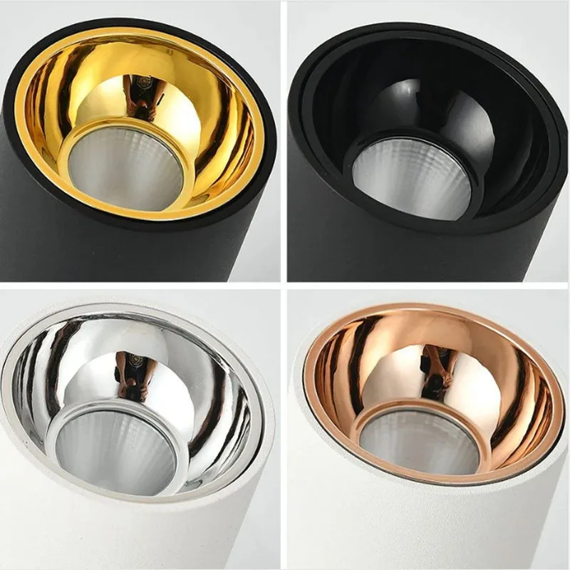 Цилиндрические светодиодные потолочные светильники 5 Вт 10 15 20 30