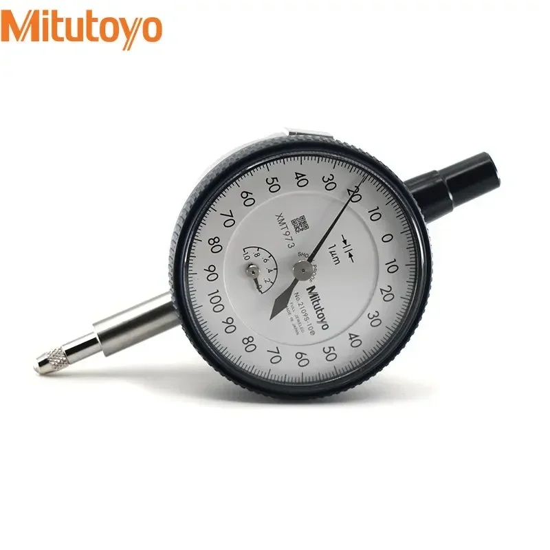Фото Индикаторы циферблата Mitutoyo, измеряемый диапазон 0-1 мм/0,001 мм, 2109AB-10 2109A-10 2046A 2046AB, индикатор циферблата, оригинал, Япония №1