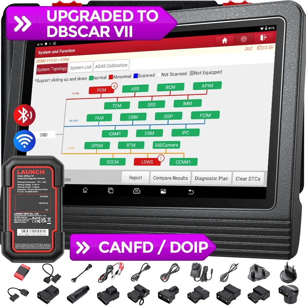 Фото Профессиональный x431 v plus 5,0 X-431 pro3s + 5,0 pro3 link 2, автомобильная машина, диагностический инструмент для грузовиков, сканер для автомобилей №5