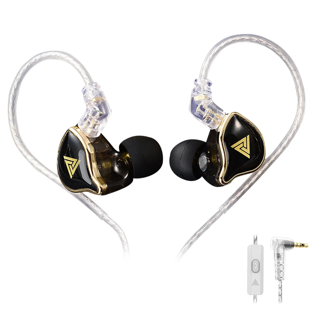 

QKZ ZXD динамические наушники 3,5 мм HiFi басовые наушники Спортивная гарнитура шумоподавление