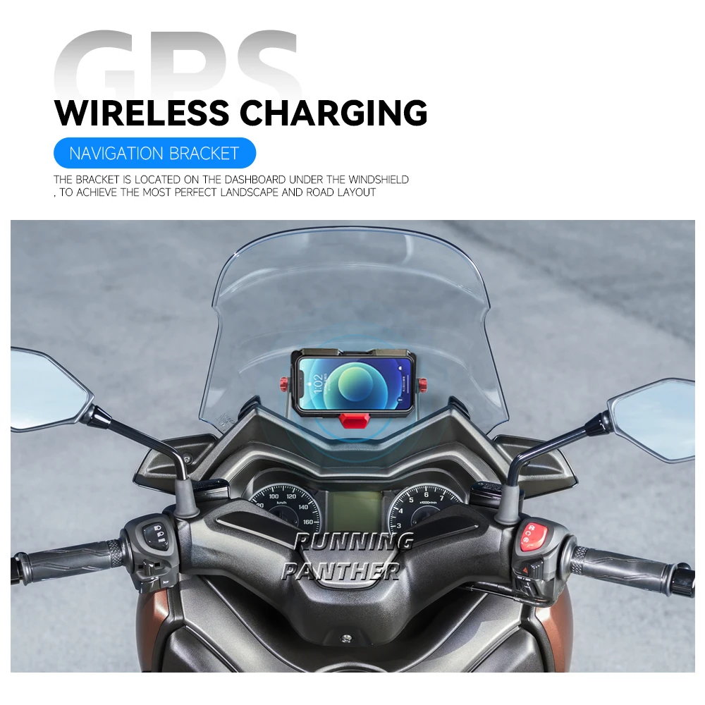 Аксессуары для мотоциклов кронштейн GPS навигации Yamaha XMAX 300 X-MAX X-Max 2017 2018 2019 2020 2021 2022