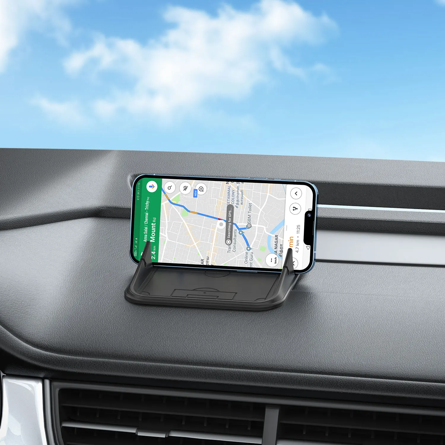 Car Phone Holder Anti-slip Car Silicone Holder Mat Pad Dashboard Stand Mount For Phone GPS Bracket For iPhone Samsung Xiaomi