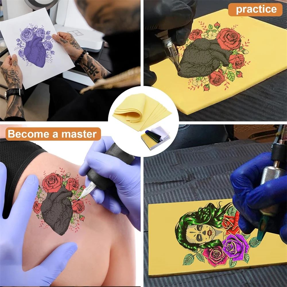 1/3/5 шт. пустая татуировка тренировочная кожа брови узор дракона миксер для красок