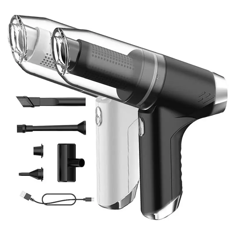 Пылесос автомобильный беспроводной Аккумуляторный с мощным всасыванием 4000 Па