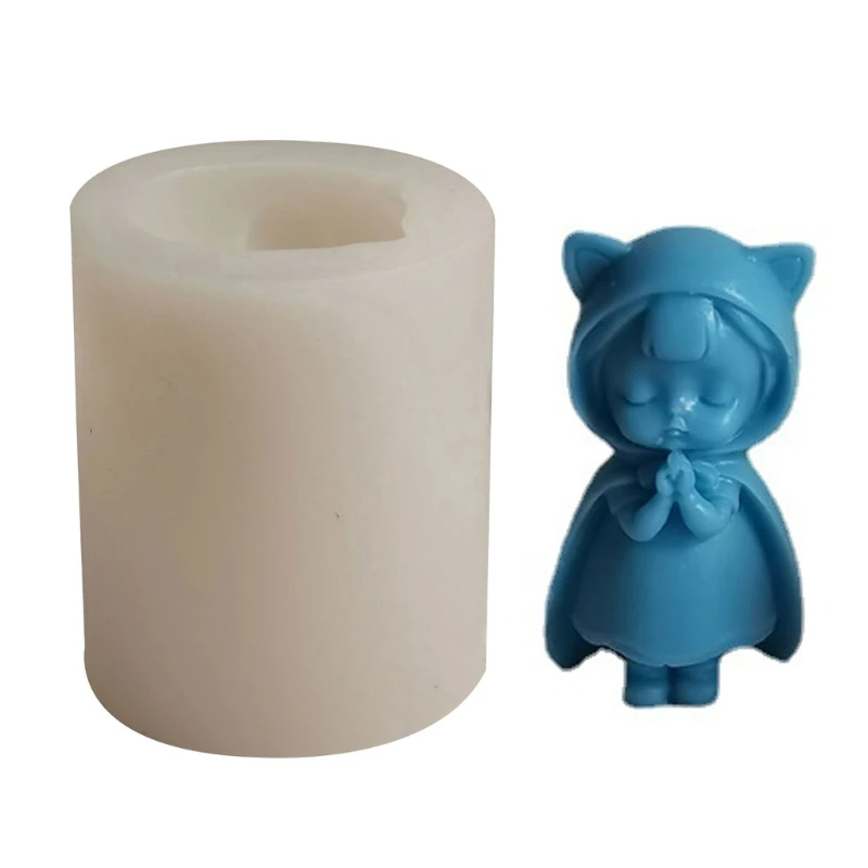 

Silicone Soap Mold Candle Molds Chocolate Mould Little Girl Shaped Soap Molds