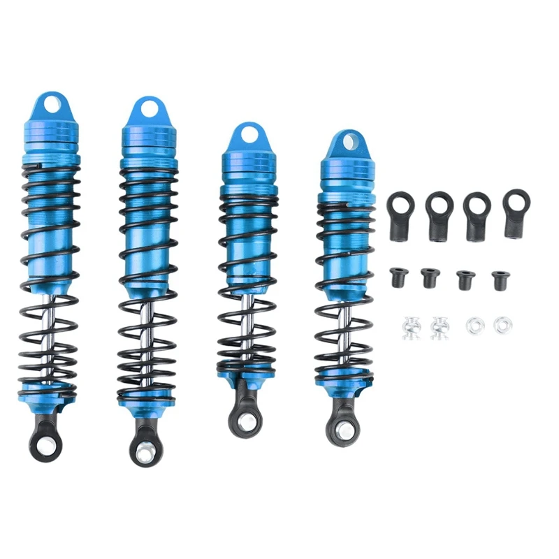 

4Pcs Metal Front & Rear Shock Absorbers For Traxxas Slash 4X4 4WD 2WD Rustler Stampede Hoss 1/10 RC Car Upgrade Parts