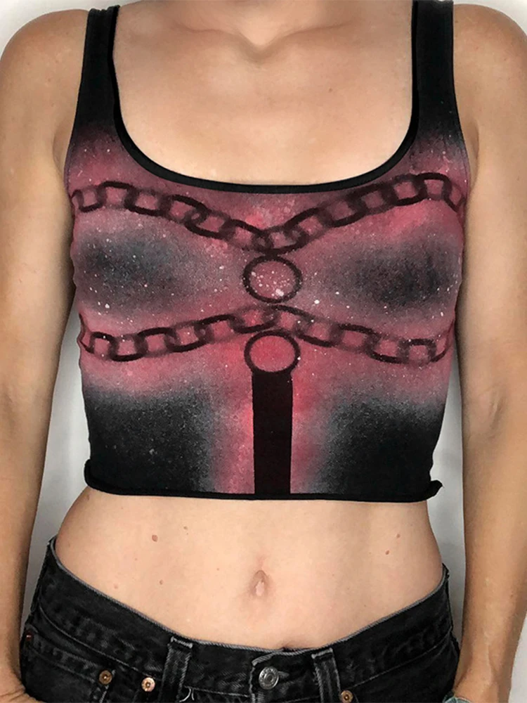 

Женский короткий топик на завязках, без рукавов, ASVE85308