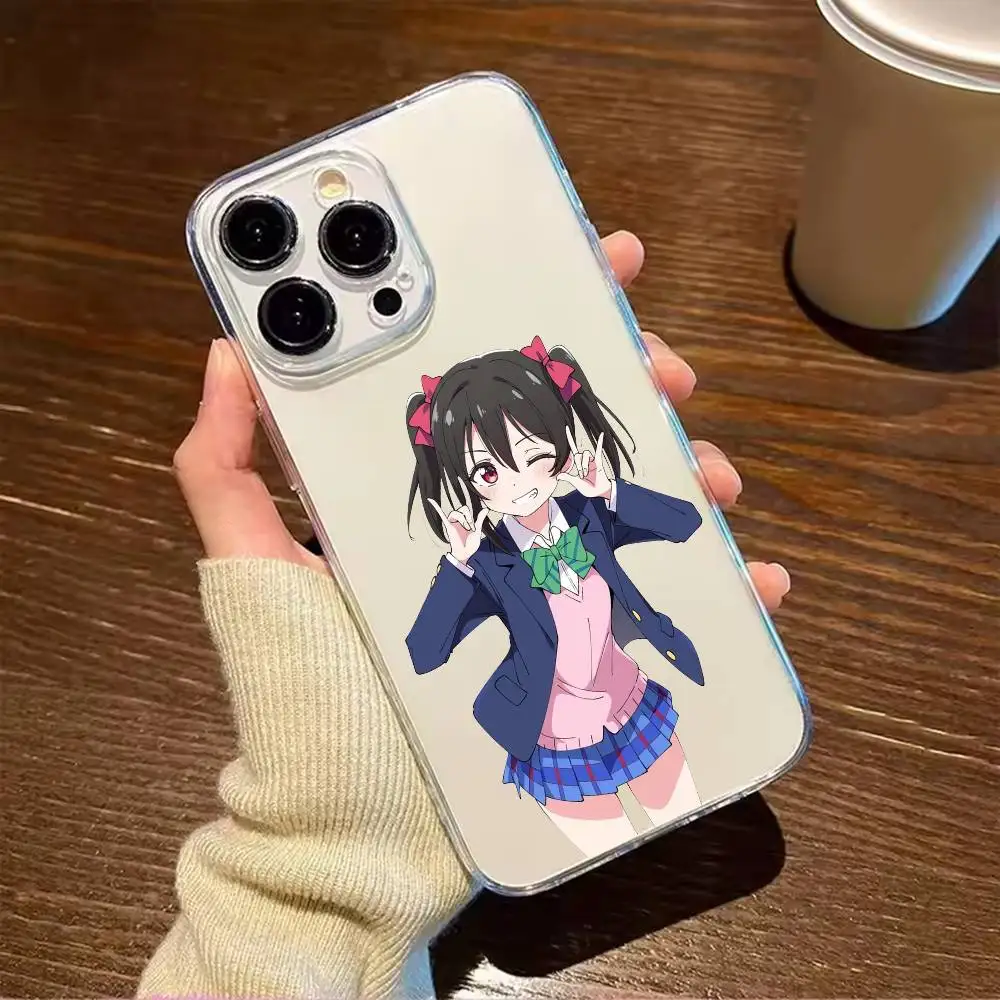 Нико Язава Love Live для iPhone 17 16 15 14 13 12 11 Mini Pro Max Plus прозрачный чехол для телефона (art.: 3920dd10a0fa4) - 3920dd10a0fa4