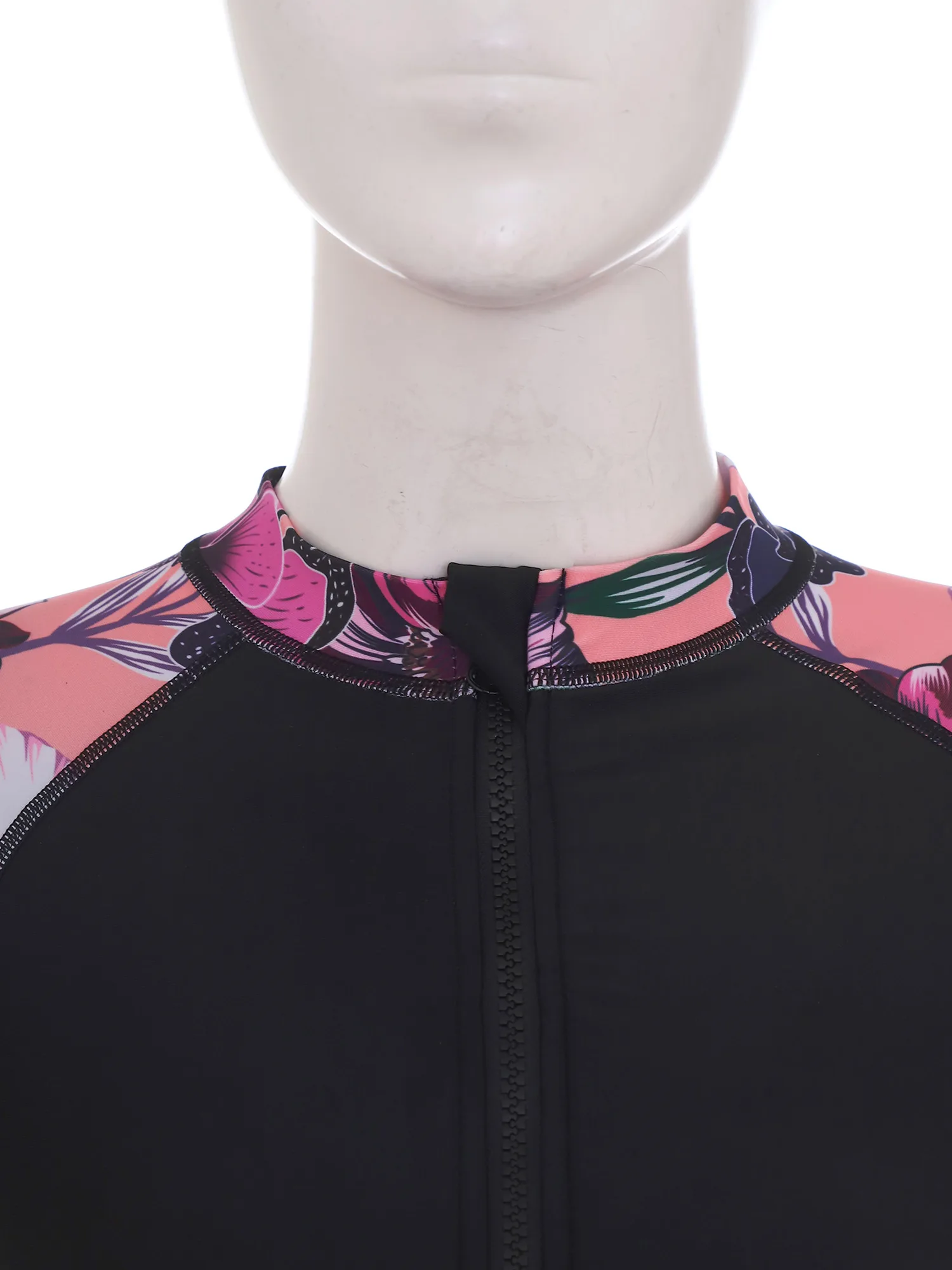 Женский слитный купальник спортивный с длинным рукавом бойфрендами UPF 50 + костюм