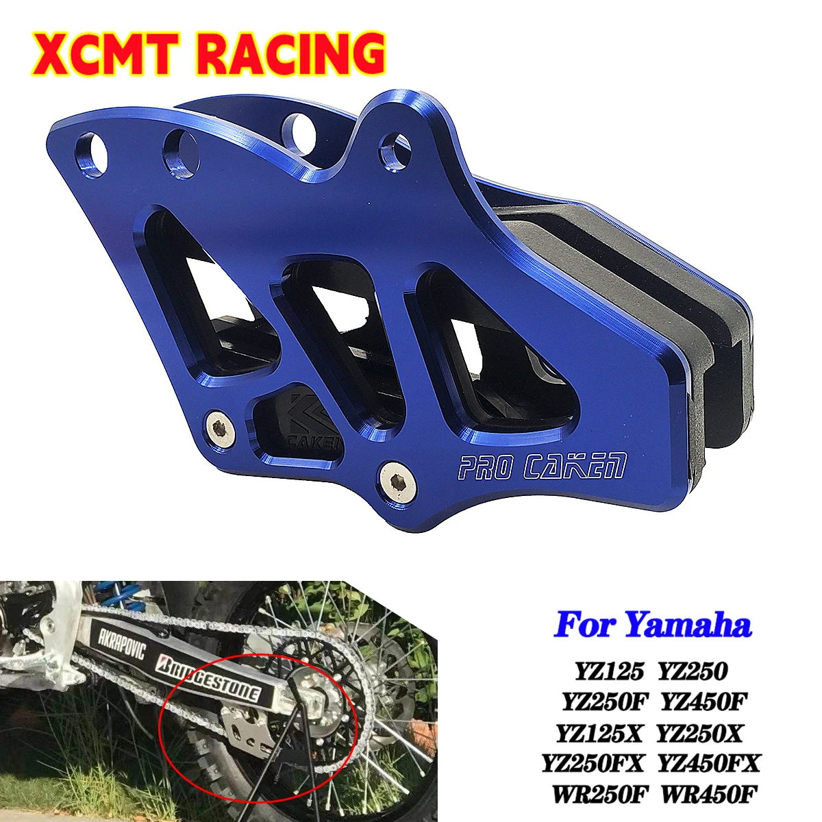 

ЧПУ Задняя звездочка направляющая цепи для Yamaha YZ250F YZ450F YZ125 YZ250 YZ250X YZ250FX YZ450FX WR 250F 450F WR250F WR450F YZ F