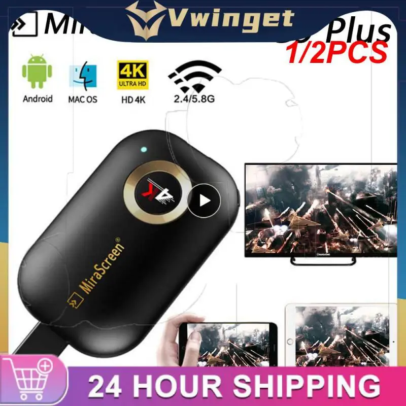 

1/2 шт. Mirascreen G9 Plus 2,4G/5G 4K Miracast Wifi для DLNA AirPlay TV Stick Wifi Дисплей Dongle приемник для IOS Android