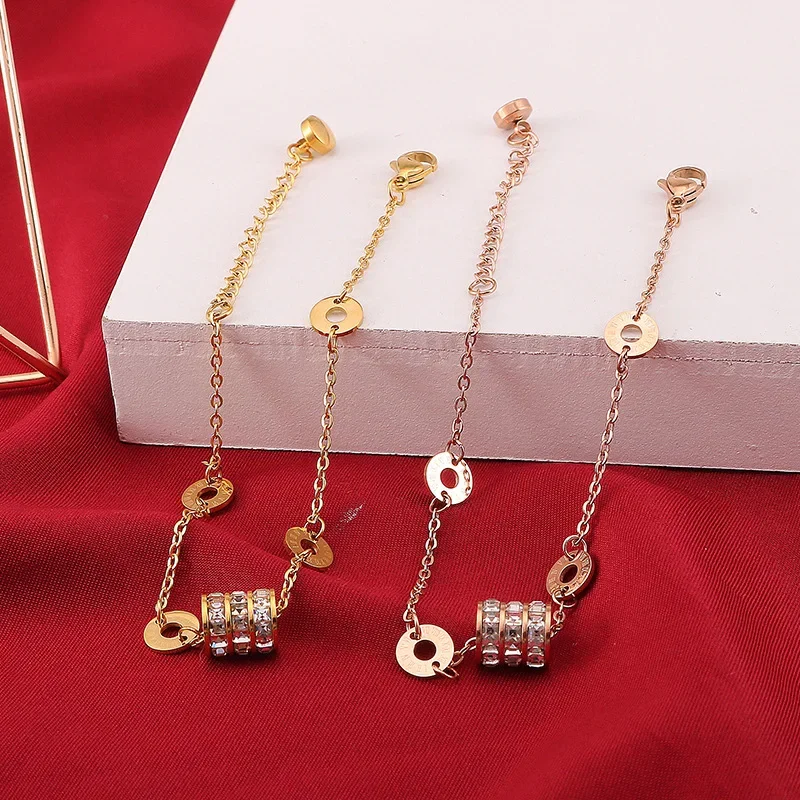 Женский браслет из 18-каратного розового золота популярные ювелирные изделия