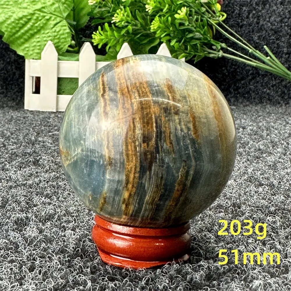 

Синий кальцит полированный хрустальный шар