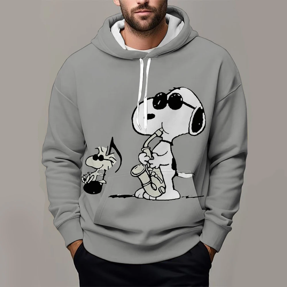 Толстовки со снупи толстовки с капюшоном для отдыха мужская и женская одежда