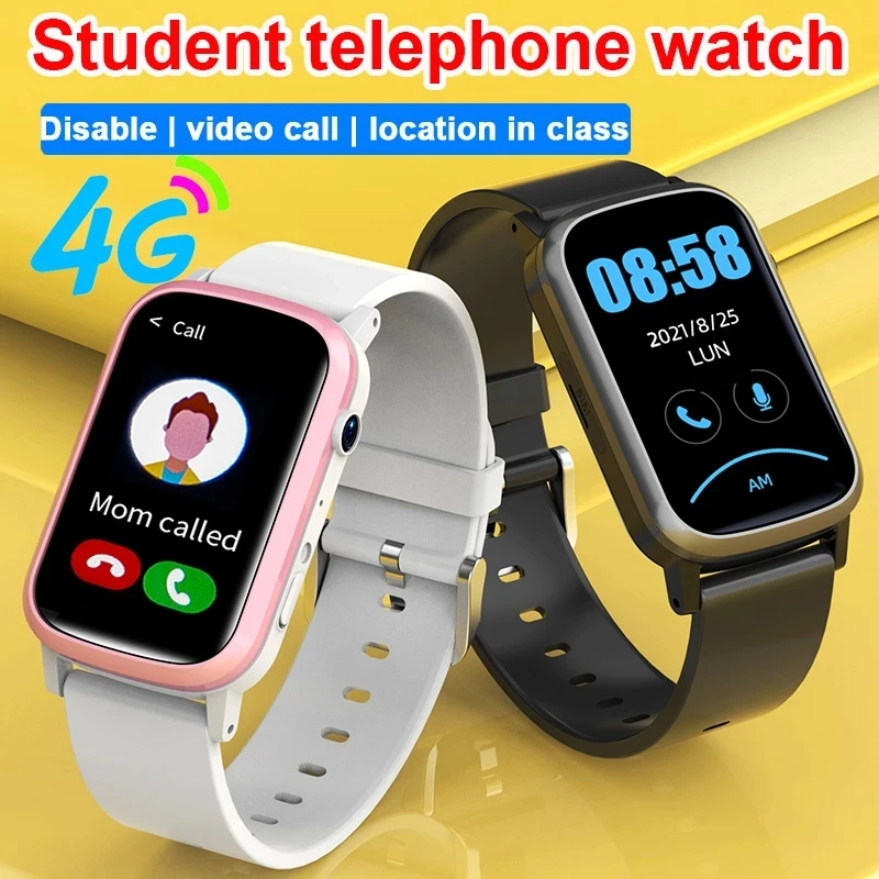 

4G Kids Smart Watch Phone Waterproof Real-Time Location Camera Video Call Clock GPS SOS LBS WIFI SIM Card Children Smartwatch