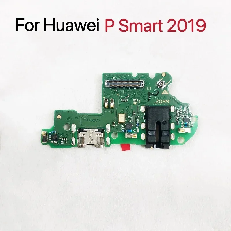 Фото USB-плата зарядного устройства для Huawei P Smart Plus 2019, порт зарядного устройства, разъем для зарядки док-станции, полный гибкий кабель №3